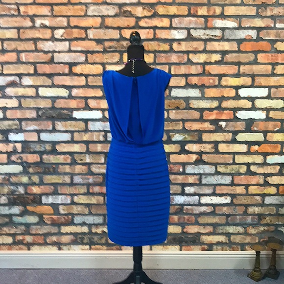 Andrianna Papell - Blue Dress - Size 8 - Picture 4 of 8